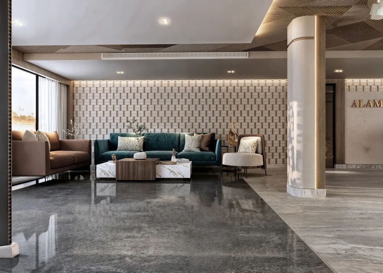 Lounge aboard the Royal Princess Amira Nile cruise